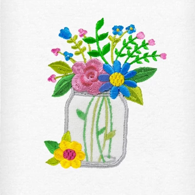 2pc Country Bouquet Hand Towel Set - Linum Home Textiles