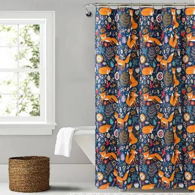 72"x72" Kids' Pixie Fox Shower Curtain - Lush Décor - Image 7