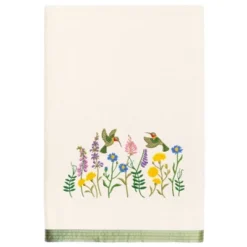 Hada/Colibri Design Embellished Bath Towel Set - Linum Home Textiles