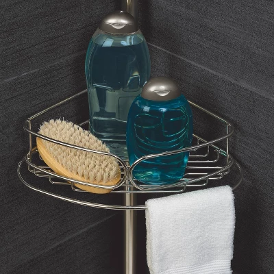 Tension Pole Shower Caddy Stainless Steel - Zenna Home - Image 2