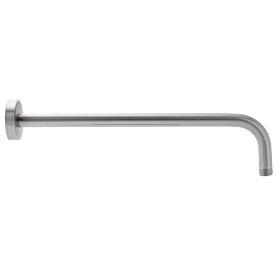 Built Industrial Shower Head Arm Extension With Flange, 15 Inch Wall Mounted Extension Arm For Rainfall Shower Head, Brushed Nickel - Image 3