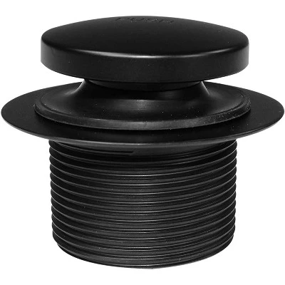 Westbrass 1.5in Tiptoe Bath Waste Drain Kit, Black - Image 2