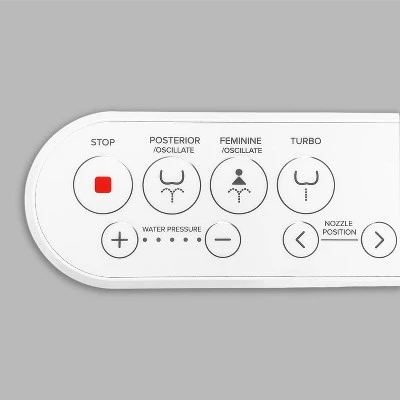 SB-100C Electric Bidet Toilet Seat For Elongated Toilets White - SmartBidet - Image 4