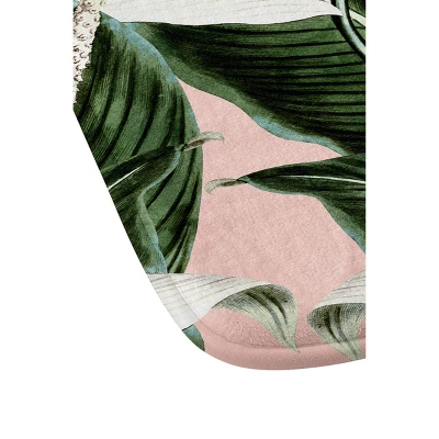 Marta Barragan Camarasa Sweet Floral Desert Bath Mat Green - Deny Designs - Image 2