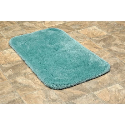 24"x40" Finest Ultra Luxury Plush Washable Bath Rug Sea Foam - Garland Rug - Image 2