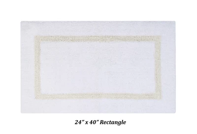 Better Trends Hotel Reversible 100% Cotton Bath 2 Piece Rug Set - Image 2