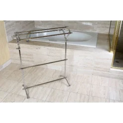 Edenscape Pedestal Y-Type Towel Rack Polished Chrome - Kingston Brass