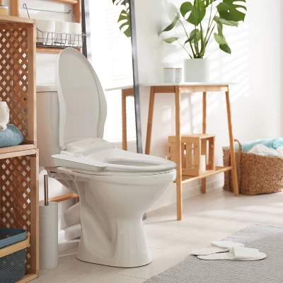 SB-100C Electric Bidet Toilet Seat For Elongated Toilets White - SmartBidet - Image 9