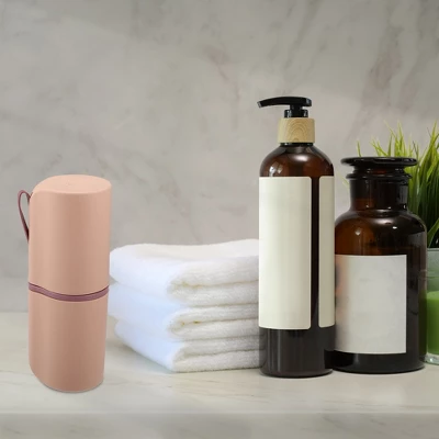 Unique Bargains Toothbrush Case Traveling Toothbrush Holders Case PP 1 Pcs 8.27"x2.76"x3.15"