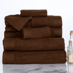 Solid Bath Towels And Washcloths 10pc - Yorkshire Home