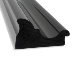 44" X 33" Non-Beveled Colonial Bathroom Wall Mirror Black - Amanti Art