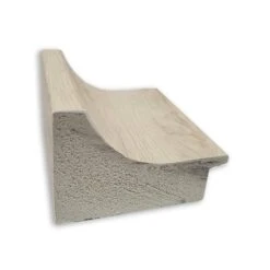 23" X 29" Non-Beveled Regal Birch Cream Bathroom Wall Mirror - Amanti Art