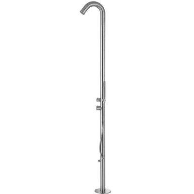 PULSE ShowerSpas Wave Outdoor Shower With Handshower And Foot Rinse - Image 6