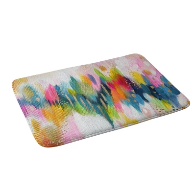 EttaVeeEttaVee Brushstroke Memory Foam Bath Mat - Deny Designs