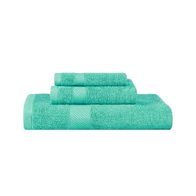 Modern Solid Classic Luxury Cotton 3 Piece Bath, Face, And Hand Towel Set By Blue Nile Mills - Image 16