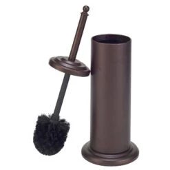 Toilet Brush And Holder Set Bronze - Bath Bliss