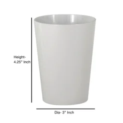 Elegant Decorative Bathroom Tumbler - Nu Steel