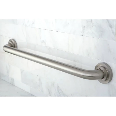 12" Manhattan Decorative Grab Bar Brushed Nickel - Kingston Brass - Image 2