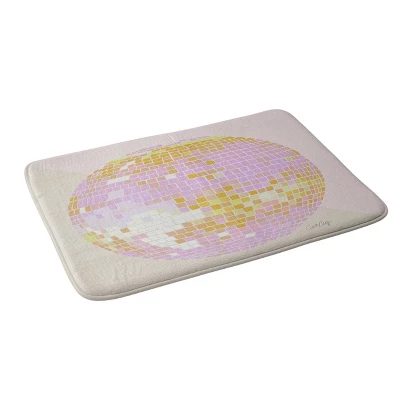 Cat Coquillette Disco Ball Heavy Memory Foam Bath Mat - Deny Designs