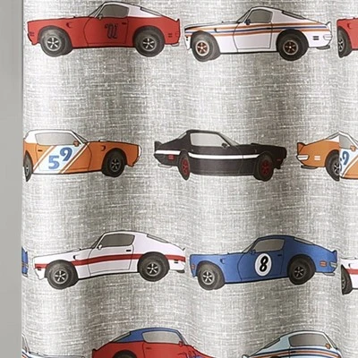 Race Cars Shower Curtain - Lush Décor - Image 2