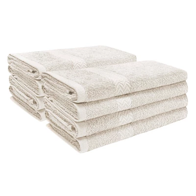 Eco-Friendly Absorbent 8-Piece Face Towel Set By Blue Nile Mills - Image 10