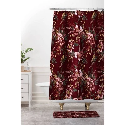 24"x36" Wild Poppy Bath Rugs And Mats Red - Deny Designs - Image 2