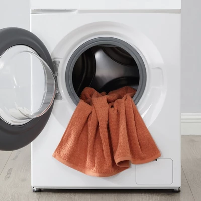 Tommy Bahama Northern Pacific 100% Cotton Terry- 6 Piece- Towel Set, Orange- 6 Pc Towel Set - Image 3