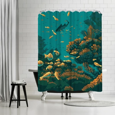 Americanflat 71" X 74" Shower Curtain Style 1 By Anderson Design Group - Image 5