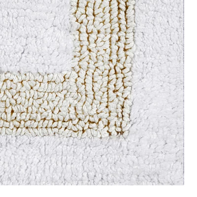 Better Trends Hotel Reversible 100% Cotton Bath 2 Piece Rug Set - Image 3