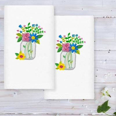 2pc Country Bouquet Hand Towel Set - Linum Home Textiles - Image 2