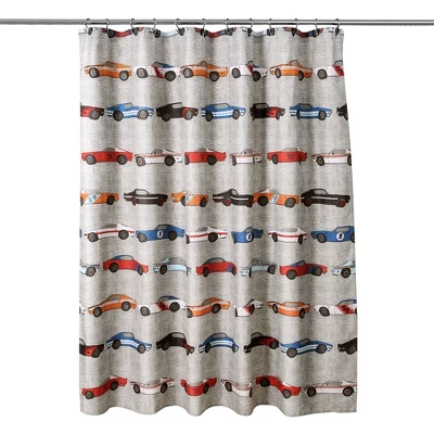 Race Cars Shower Curtain - Lush Décor - Image 4